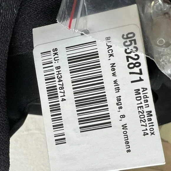 Aidan Mattox Embellished Black Midi Formal Dress or Short Kaftan in Size…​​ - Picture 9 of 16